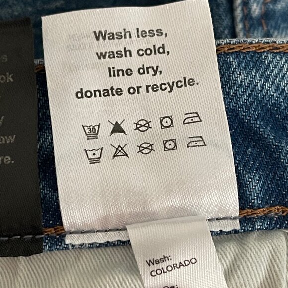 Reformation Cynthia High Rise Straight Jeans, Size 31 - Picture 6 of 6